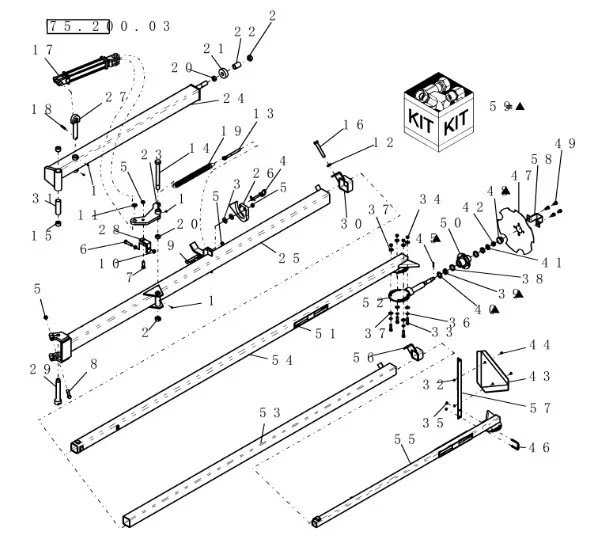 DR-752 - Стрела крана